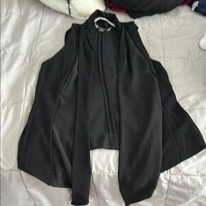 White House Black Market Black Women's Vest